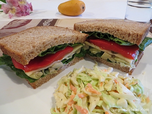 Veggie artichoke Sandwich