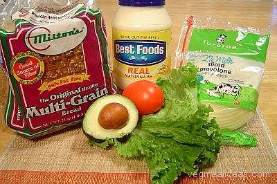 Avocado Sandwich Ingredients