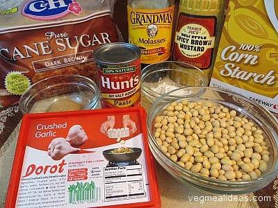 Baked Soybeans Ingredients