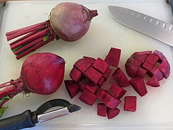 Diced Beets