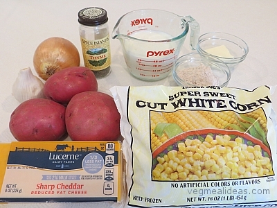 Corn Chowder Ingredients