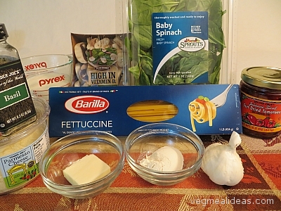 fettuccine Ingredients