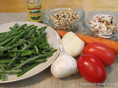 Italian-style Vege Ingredients