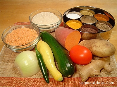 Khichuri Ingredients