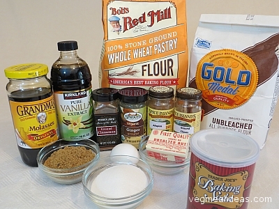 Molasses Spice Cookie Ingredients