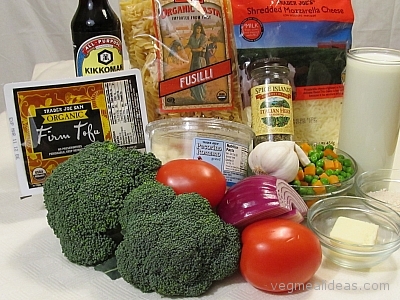 Pasta Primavera Ingredients