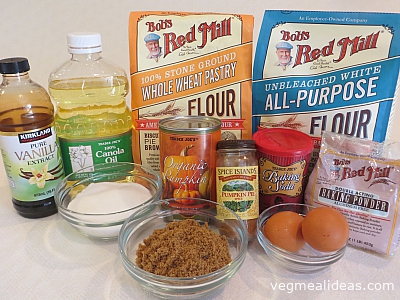 Pumpkin Bread Ingredients