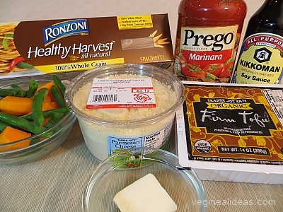 Spaghetti Meal Ingredients