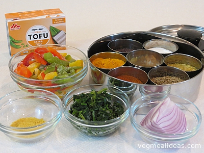 tofu scramble Ingredients