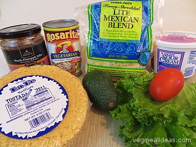 Tostada Meal Ingredients