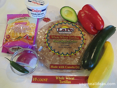 Quesadilla Ingredients